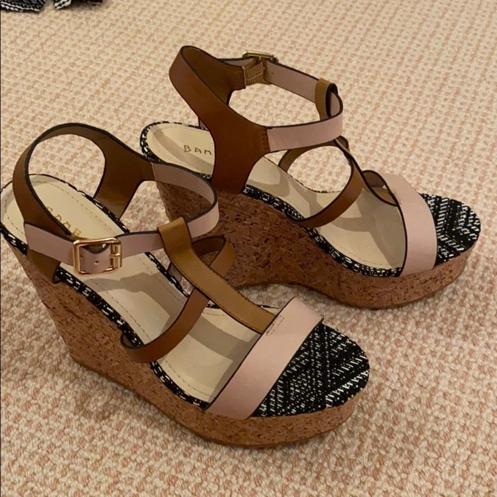 Two toned Bamboo wedges